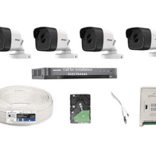 Hikvision 5MP 4Bullet Camera with 4Channel DVR Combo