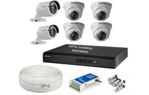 Hikvision 6Cameras 5MP with 8Channel DVR Combo Kit 2Dome 4Bullet