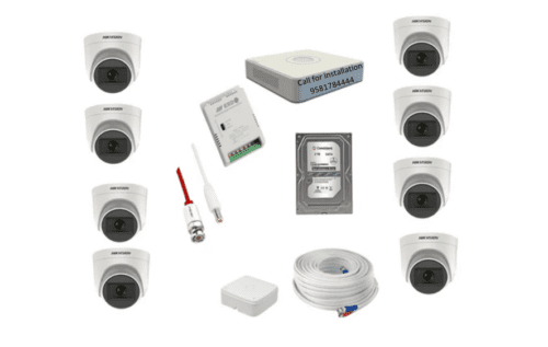 HIKVISION 5MP CCTV Camera Kit 8Ch DVR 8Dome Cameras