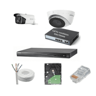 Hikvision 4Channel NVR and 1Bullet 1Dome Camera Combo