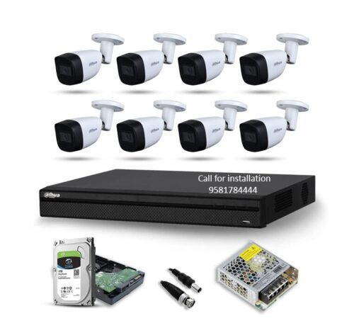 Dahua 8Channel DVR with 8Bullet Camera1TB HHD Combo