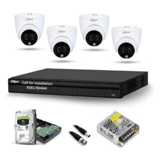 Dahua 2MP Colorful 4Dome Camera Combo Day and Night Color