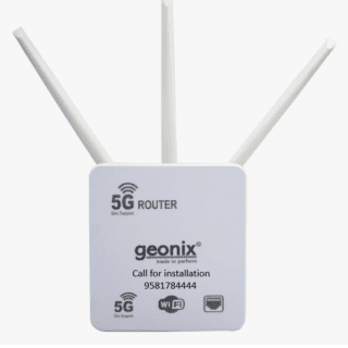 Geonix 5G SIM Support and 4G Network Support Wi-Fi Router
