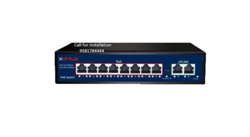 CP Plus CP-DNW-HPU8H2-96 10 Ports POE Switch with 2Uplink POE