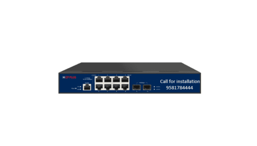 CP Plus CP-ANW-GPM8F2-N12 8Port Gigabit and 2Port Gigabit SFP Switch
