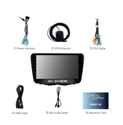 Maruti Suzuki Baleno Android Car Screen 9 Inch with GPS - Image 2