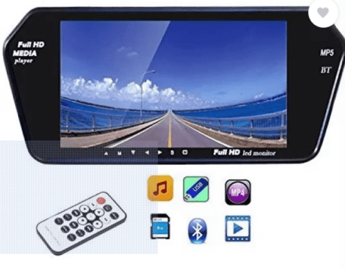 AUTOGARH 7-Inch Bluetooth Screen Monitor For Maruti Suzuki WagonR LED - Image 3