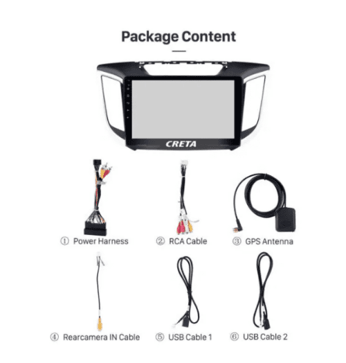 Hyundai Creta 10 Inch Touch Screen with GPS - Image 2