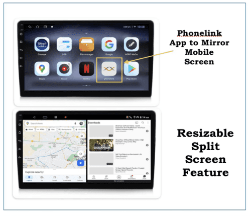 TESHA 9-Inch Car IPS LCD Touch Screen for Hyundai Eon - Image 4