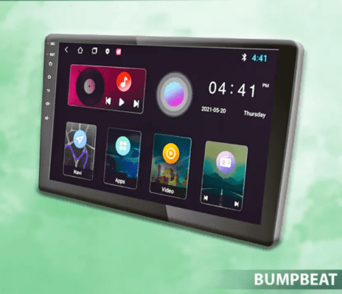 ABR BUMPBEAT 9-Inch Car Display for Tata Altroz with Frame - Image 3