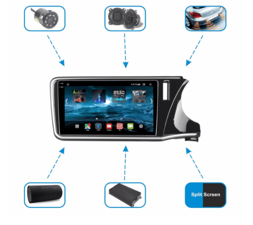 Modorwy 9-Inches Screen Android System for Honda City I-D Tec - Image 3