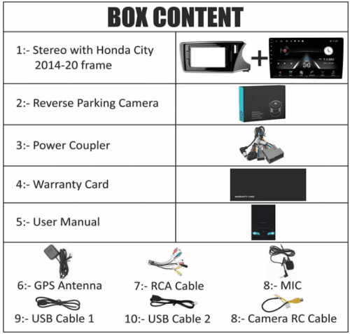 Modorwy 9-Inches Screen Android System for Honda City I-D Tec - Image 4