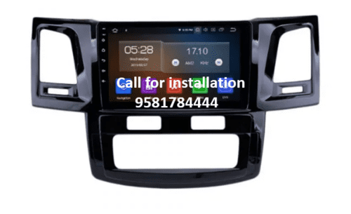 Toyota Fortuner 9 Inch Touch Android Display and Stereo System