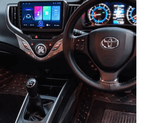 Ateen Toyota Glanza Car Music System with Navigation TouchScreen 9-inch - Image 3