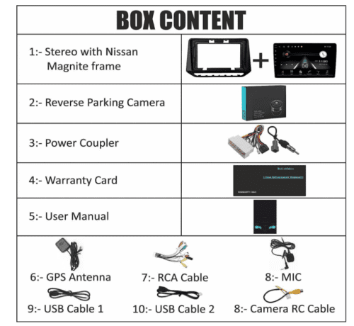 Modorwy 9Inches Touch  Android Navigation Stereo System for Nissan Magnite - Image 4