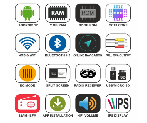 Auto Snap 7 Inch Full HD Touch Screen Player Android - Image 2