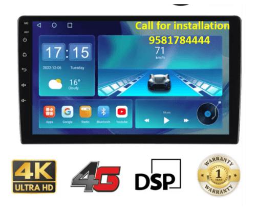 AutoVision 9 Inch Car Android IPS Display Car Music System