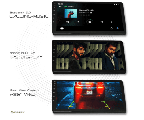 Gerex 9 Inch Android  Stereo Music Player with Touch Screen - Image 4