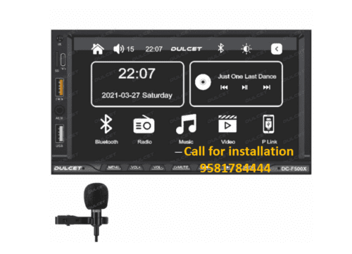 Dulcet Universal Fit Double Din 7inch Touch Screen Car Stereo