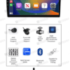 TESHA 9 Inch Touch Screen Android Car Stereo Music System - Image 2