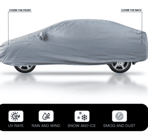 GoMechanic Car Cover For Maruti Suzuki SX4 With Mirror Pockets - Image 4
