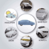 GoMechanic Car Body Cover UV Protection Waterproof For Hyundai Accent - Image 2