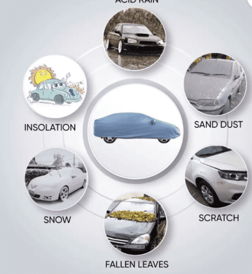 GoMechanic Car Body Cover UV Protection Waterproof For Hyundai Accent - Image 2