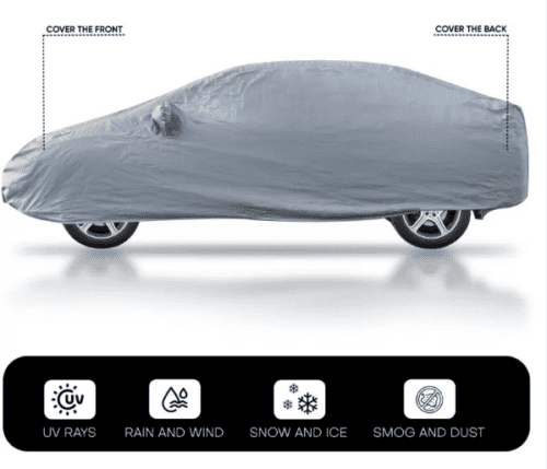 GoMechanic Car Body Cover UV Protection Waterproof For Hyundai Accent - Image 3