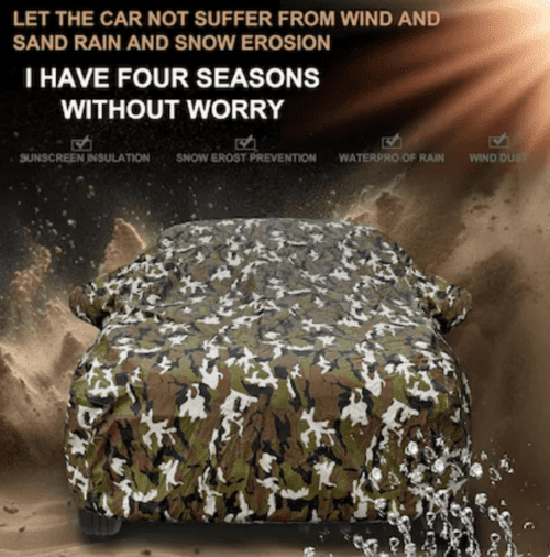 Mockhe Hyundai i20 Car Cover with Mirror Pocket Waterproof - Image 3