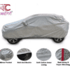 Carigiri Waterproof Metallic Silver Car Body Cover Hyundai I20 Active - Image 3