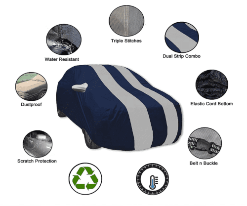 AutoHub Hyundai Accent Car Body Cover Water and Dust proof - Image 3