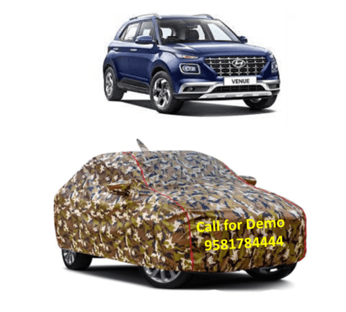 KARKING Triple Stitch Car Body Cover Waterproof for Hyundai Venue