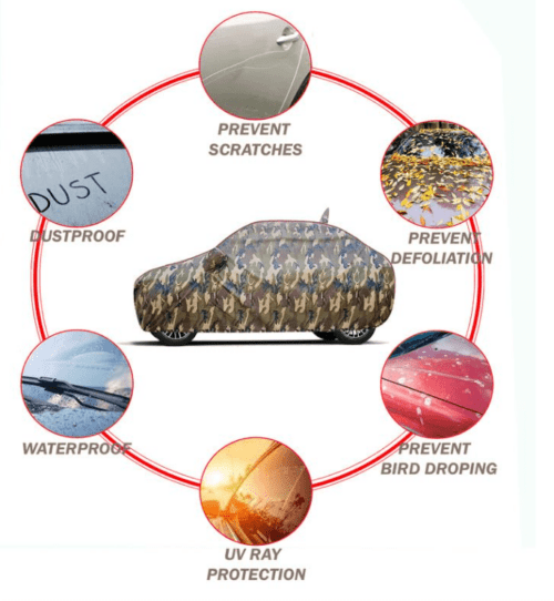 TEASN Waterproof and Dust Proof Car Cover with Hyundai Xcent - Image 4