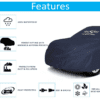 Waterproof Car Body Cover for Hyundai Tucson with Mirror Pockets - Image 2