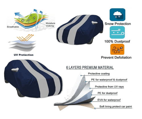 Hyundai Verna Car Body Cover Waterproof and Dust Proof - Image 4