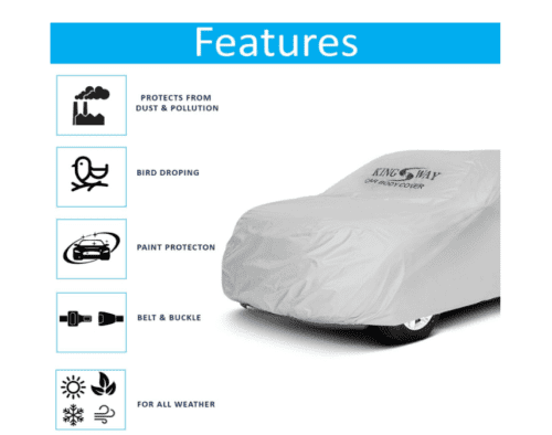 Dustproof Car Body Cover Compatible with Hyundai Alcazar - Image 2