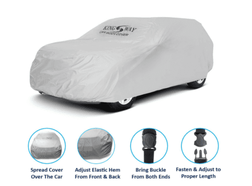 Dustproof Car Body Cover Compatible with Hyundai Alcazar - Image 3