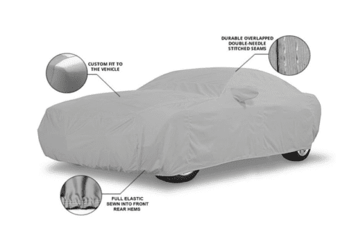 All Weather Protection Grey Car Cover for Hyundai Santa FE - Image 3