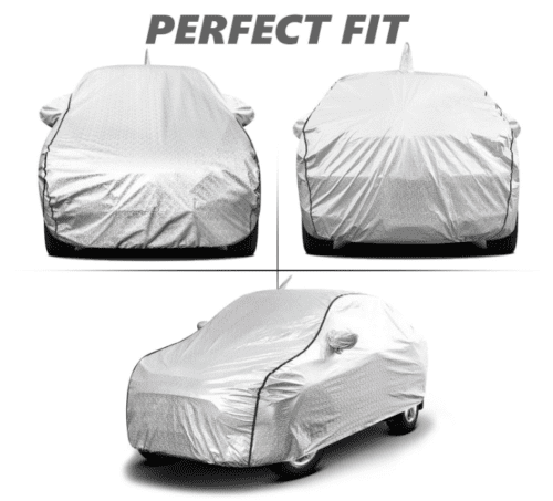Tata Altroz Car Body Cover with Mirror and Antenna Pocket - Image 5