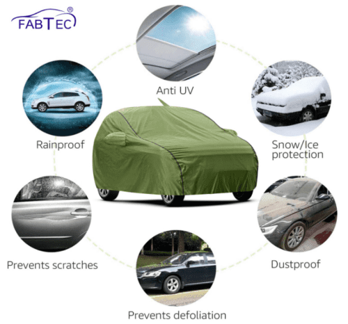 Waterproof Car Cover for Tata Altroz Mirror and Antenna Pocket - Image 3