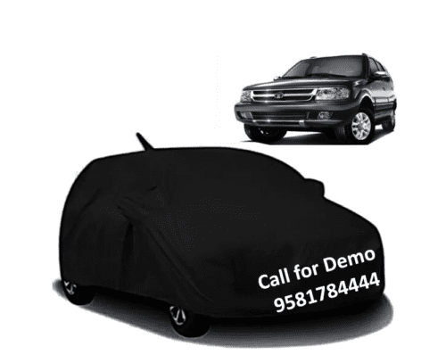 Waterproof Car Body Cover for Tata Safari Dicor with Mirror Pocket