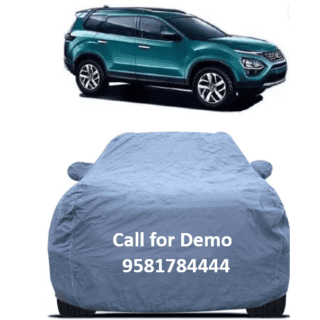 Car Body Cover For Tata Safari With Mirror Pockets Grey