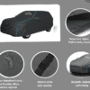 Waterproof with Piping Car Body Cover for Tata Safari - Image 4