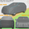 Waterproof with Piping Car Body Cover for Tata Punch EV - Image 4