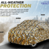 Waterproof Car Body Cover for Tata Nexon with Piping Strips - Image 2
