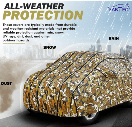 Waterproof Car Body Cover for Tata Tiago Jungle Print - Image 2