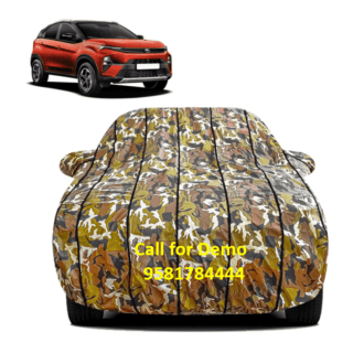 Waterproof Car Body Cover for Tata Nexon with Piping Strips