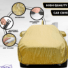 Tata Tiago Car Body Cover Metallic Golden with Black Piping - Image 4
