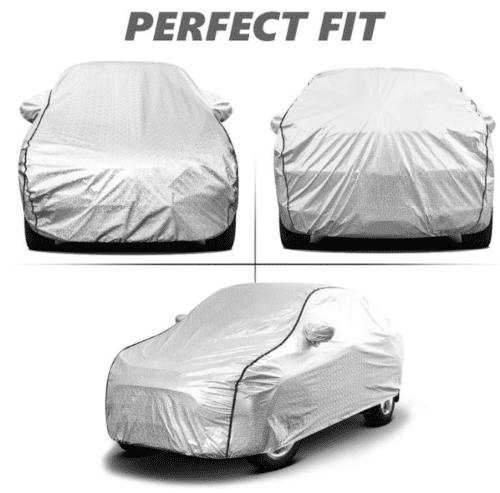 Tata Nexon EV Waterproof Car Body Cover with Mirror Pocket - Image 4