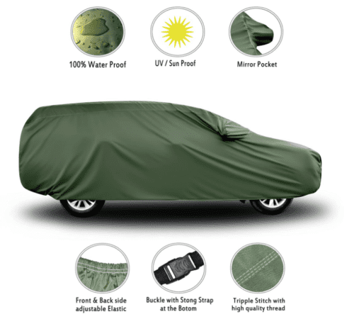 Car Body Cover for New Tata Safari Accomplished Plus - Image 2